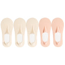 5 Pares meias invisiveis  feminina antiderrapante Ultra-fino