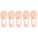5 Pares meias invisiveis  feminina antiderrapante Ultra-fino
