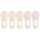 5 Pares meias invisiveis  feminina antiderrapante Ultra-fino