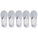 5 Pares meias invisiveis  feminina antiderrapante Ultra-fino