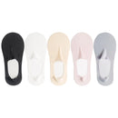 5 Pares meias invisiveis  feminina antiderrapante Ultra-fino