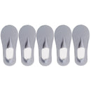 5 Pares meias invisiveis  feminina antiderrapante Ultra-fino